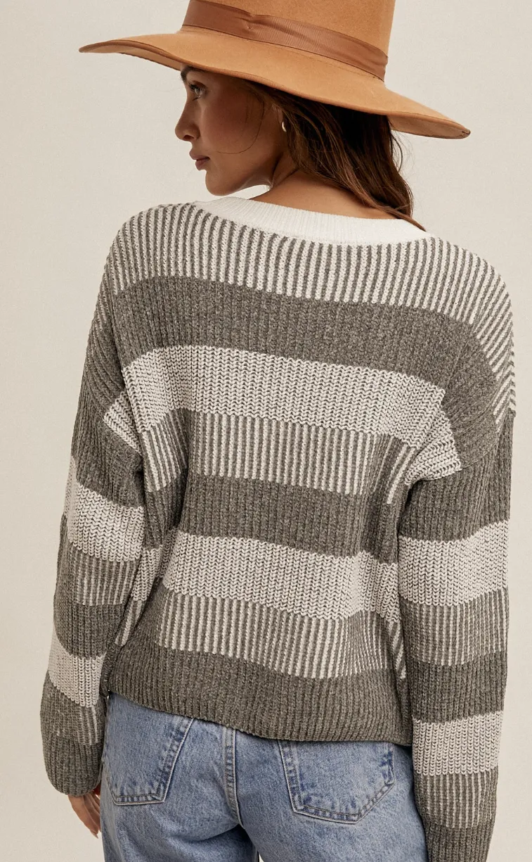 In the Lines Sweater