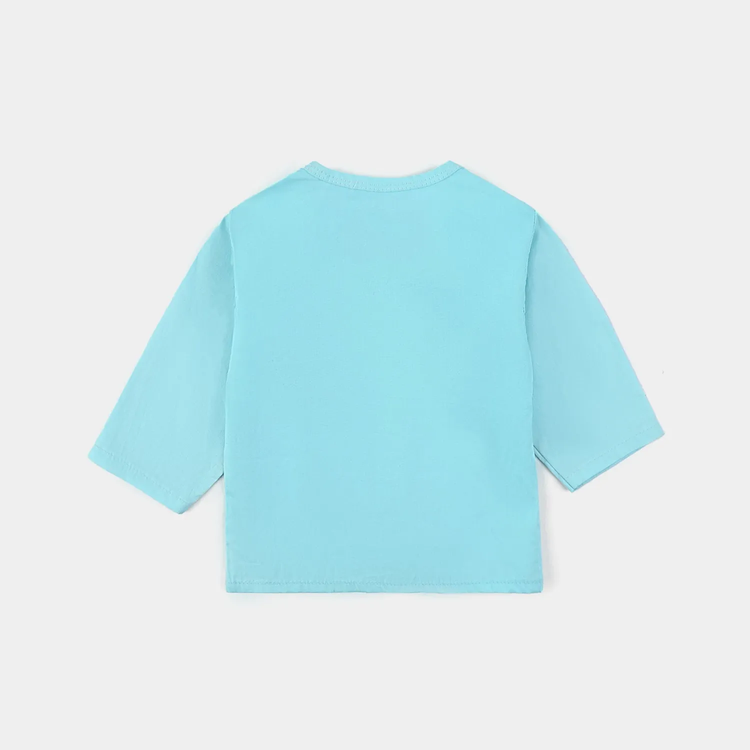 Infant Unisex Vest Heart-LT.Blue