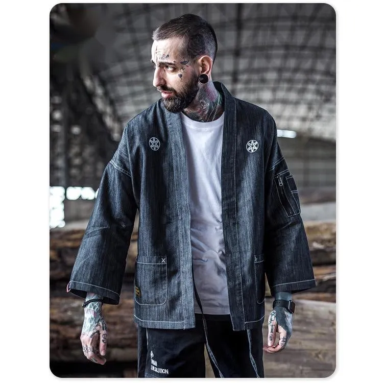 Japanese Denim Haori Jacket
