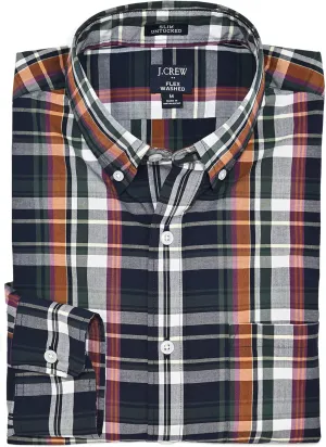 J.Crew Mercantile Men's Long Sleeve Slim Untucked Flex Shirt