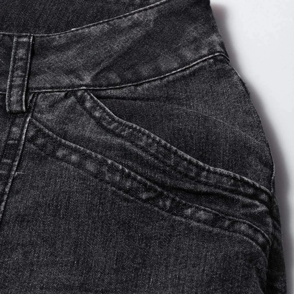 Jeans For Women Trendy Fashion Bib Jumpsuits Rompers Pants Bib Sexy Women's Jeans Pants For Women Casual Denim Pants
