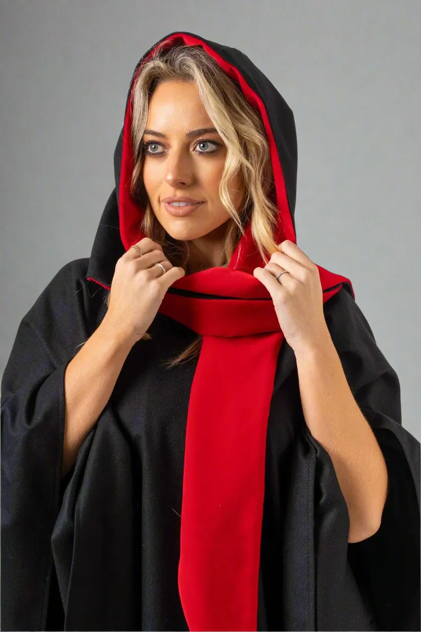 Jimmy Hourihan Cape with Velvet Trimmed Convertible Hood