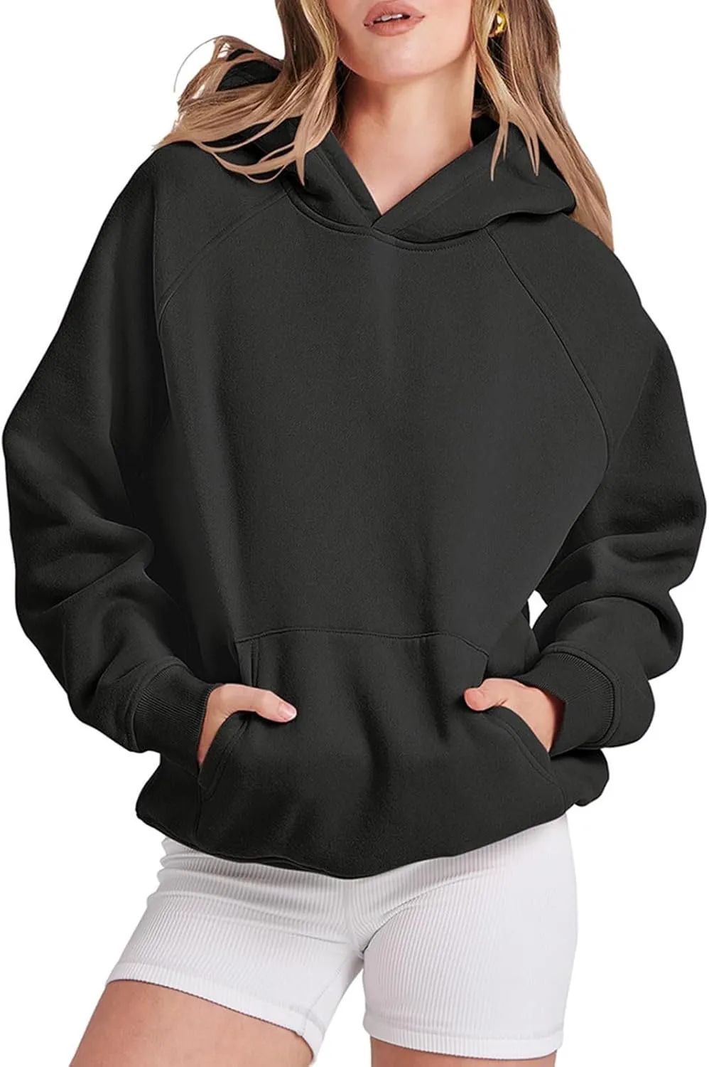JiXiang Women's Fashion Hoodies & Sweatshirts Oversized Hoodies Sweatshirts Long Sleeve Sweaters Pullover Clothes with Pocket