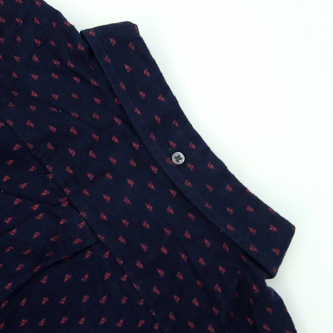 JJ - Men 'Navy' Dotted Regular Fit Printed Shirt JJ896
