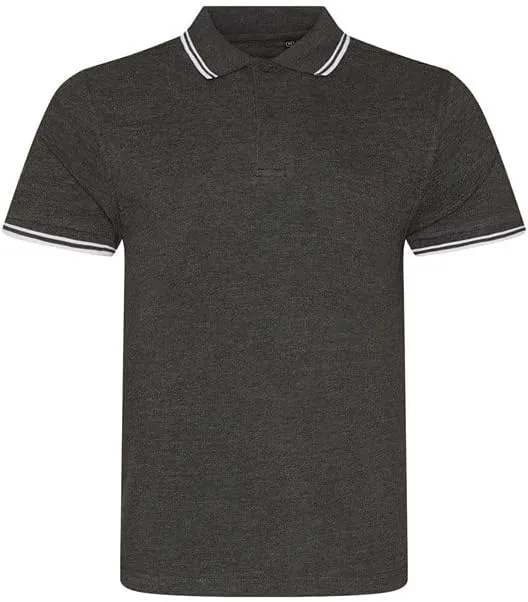 Just Polos JP003 Mens Stretch Tipped Pique Polo Shirt
