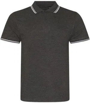 Just Polos JP003 Mens Stretch Tipped Pique Polo Shirt