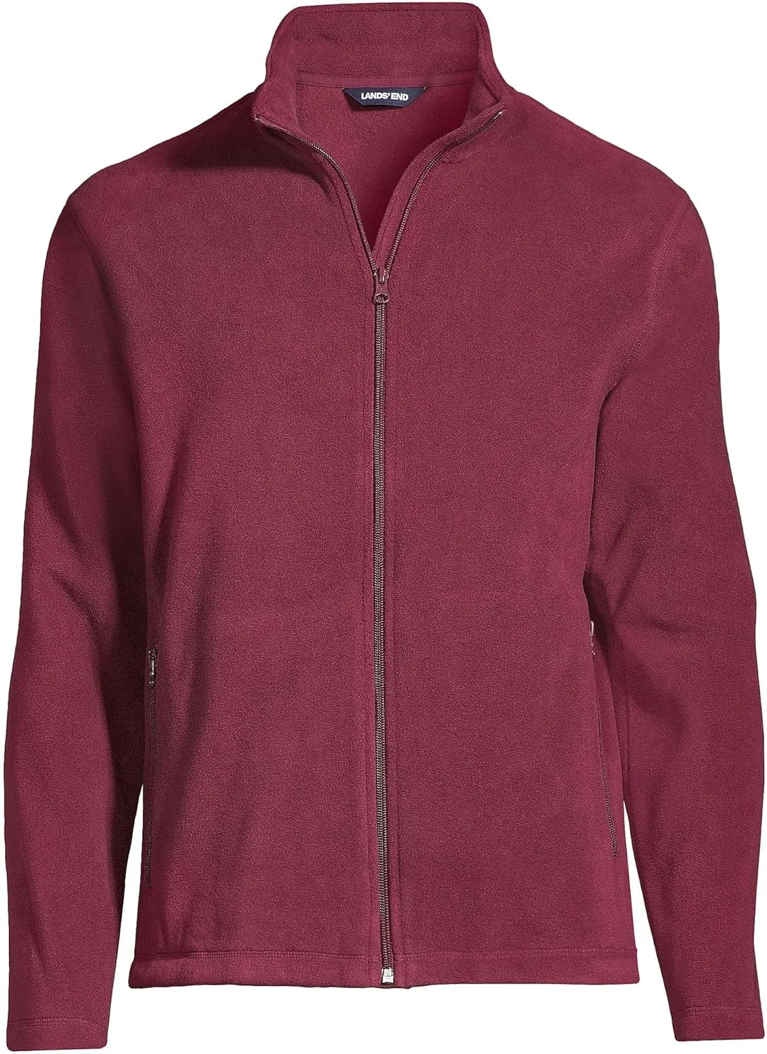Lands' End Men's Full-Zip Mid-Weight Fleece Jacket