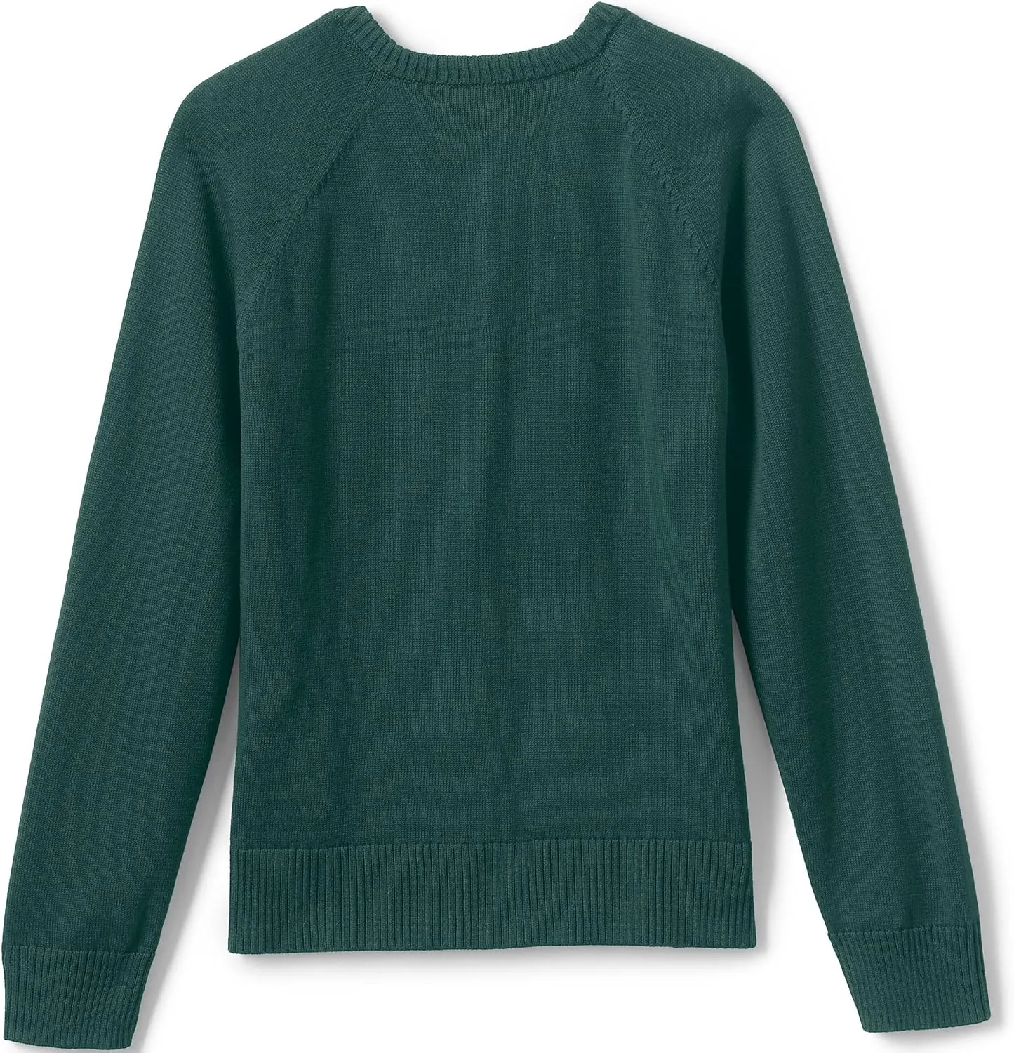 Lands' End School Uniform Girls Cotton Modal Cardigan Sweater