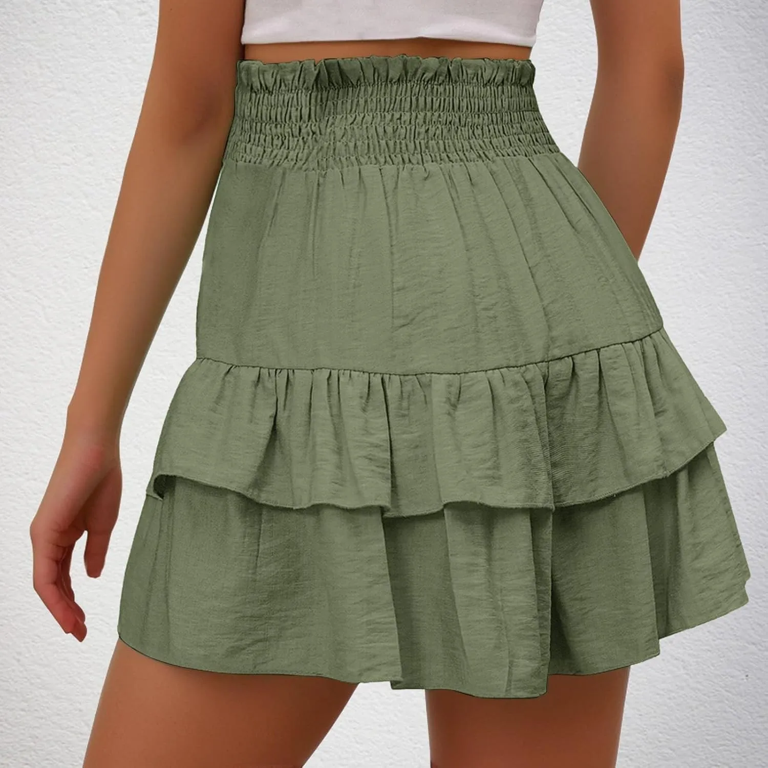 LCMTWX Flowy Shorts Shorts Casual Summer Comfy Athletic Shorts Elastic Running Shorts Flowy Shorts Biker Shorts Women