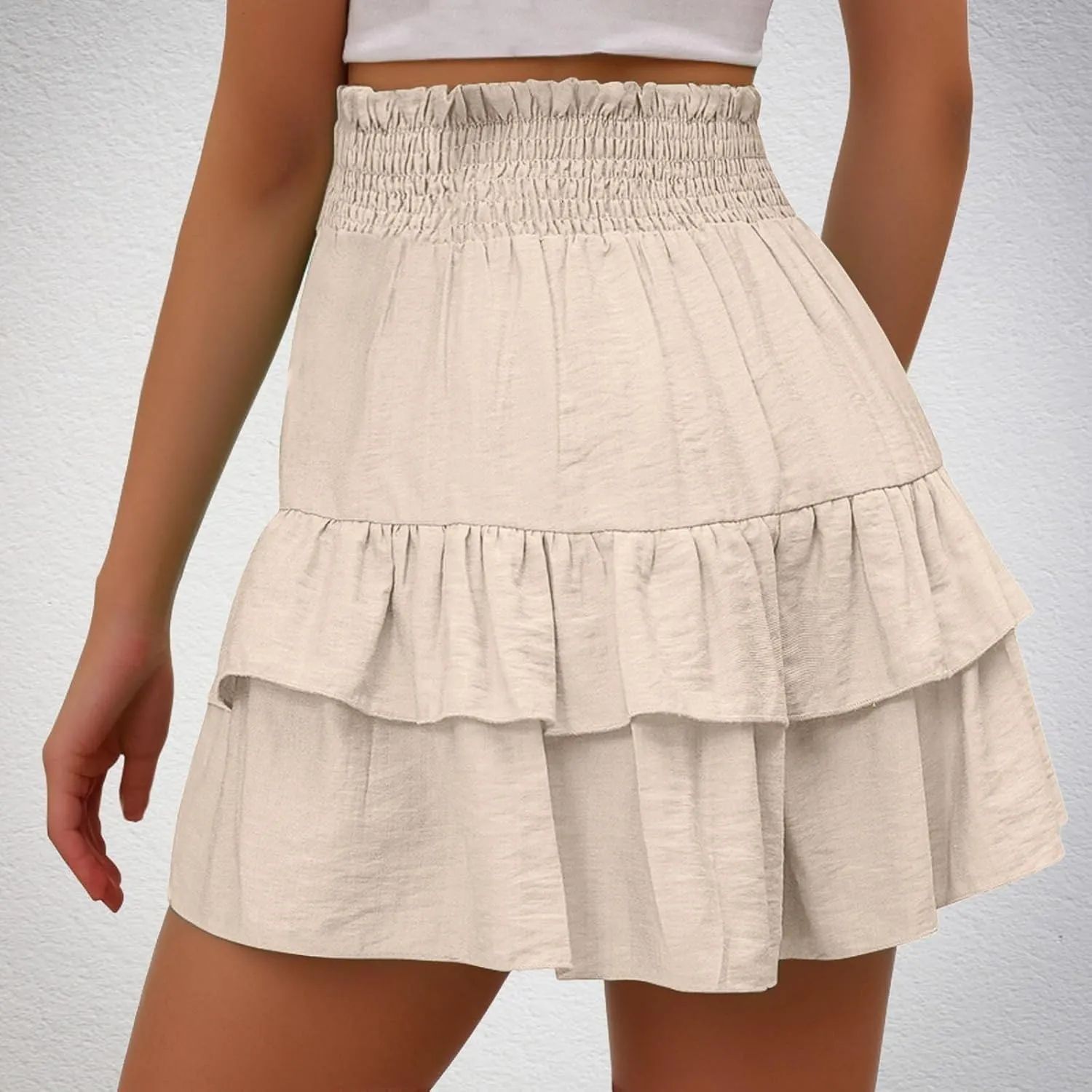 LCMTWX Flowy Shorts Shorts Casual Summer Comfy Athletic Shorts Elastic Running Shorts Flowy Shorts Biker Shorts Women