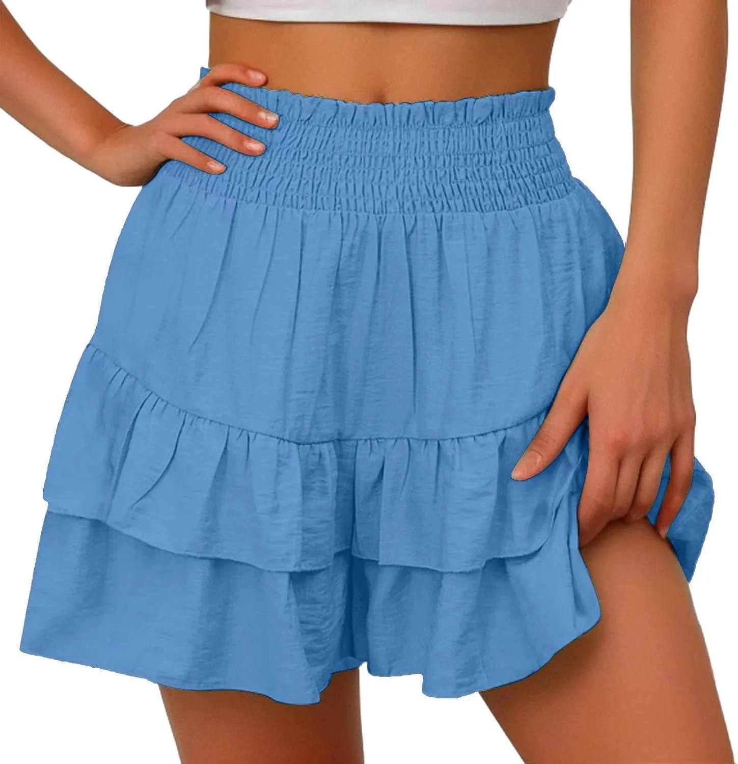 LCMTWX High Waisted Shorts Women Pants Casual Beach Short Pants High Waisted Shorts Women Running Shorts Womens Womens