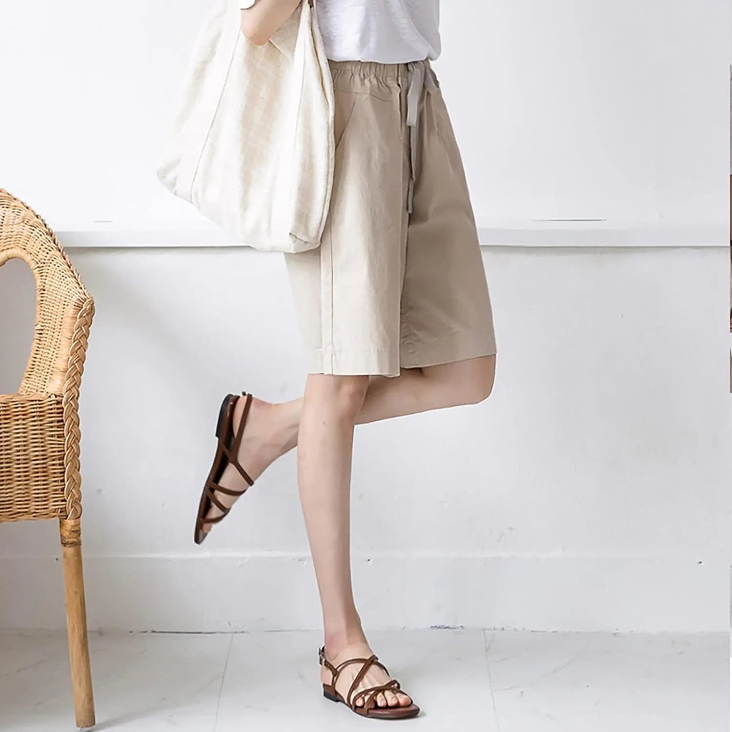LCMTWX High Waisted Shorts Women Pants Casual Beach Short Pants High Waisted Shorts Women Running Shorts Womens Womens