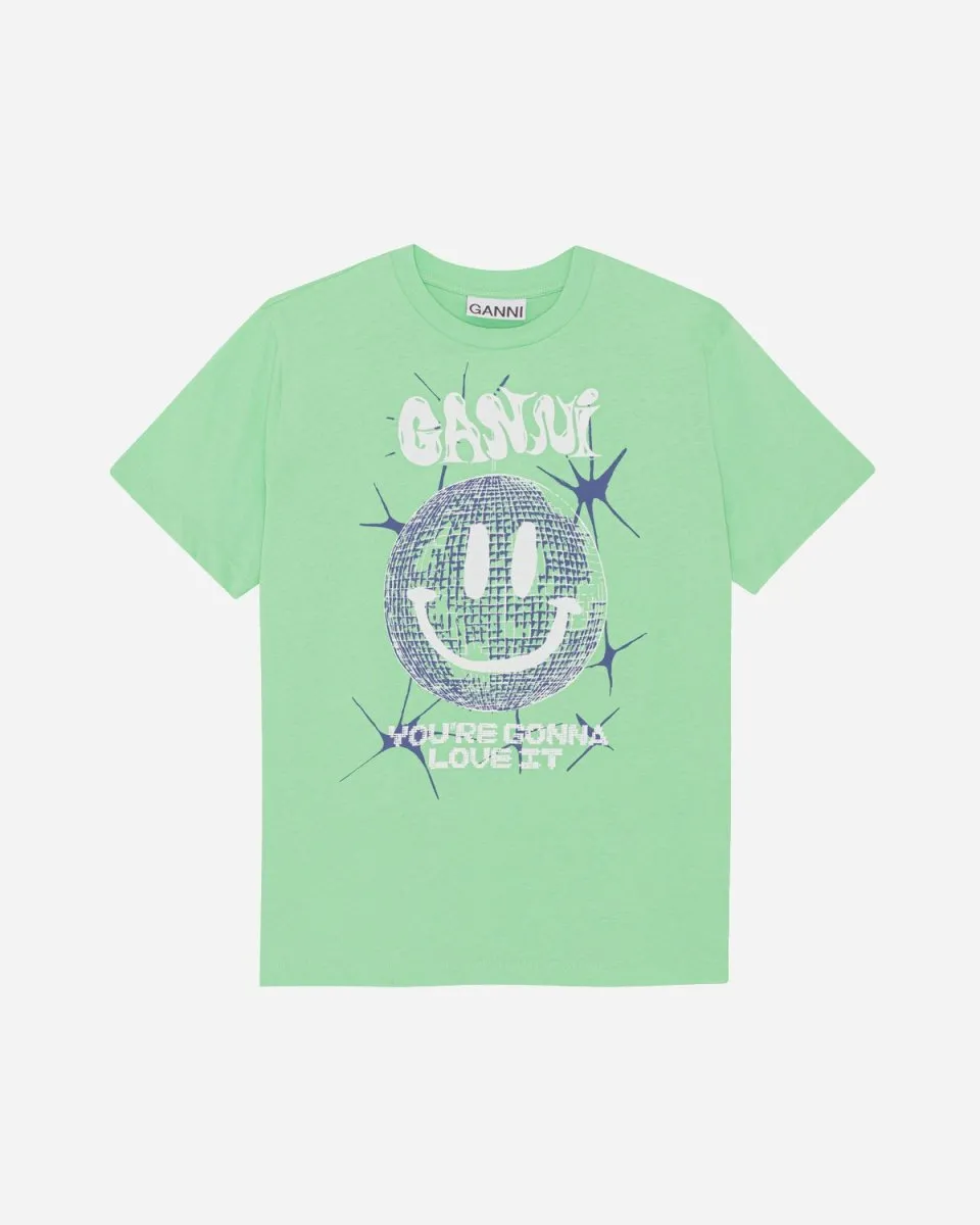 Light Jersey Smiley Relaxed T-shirt - Peapod