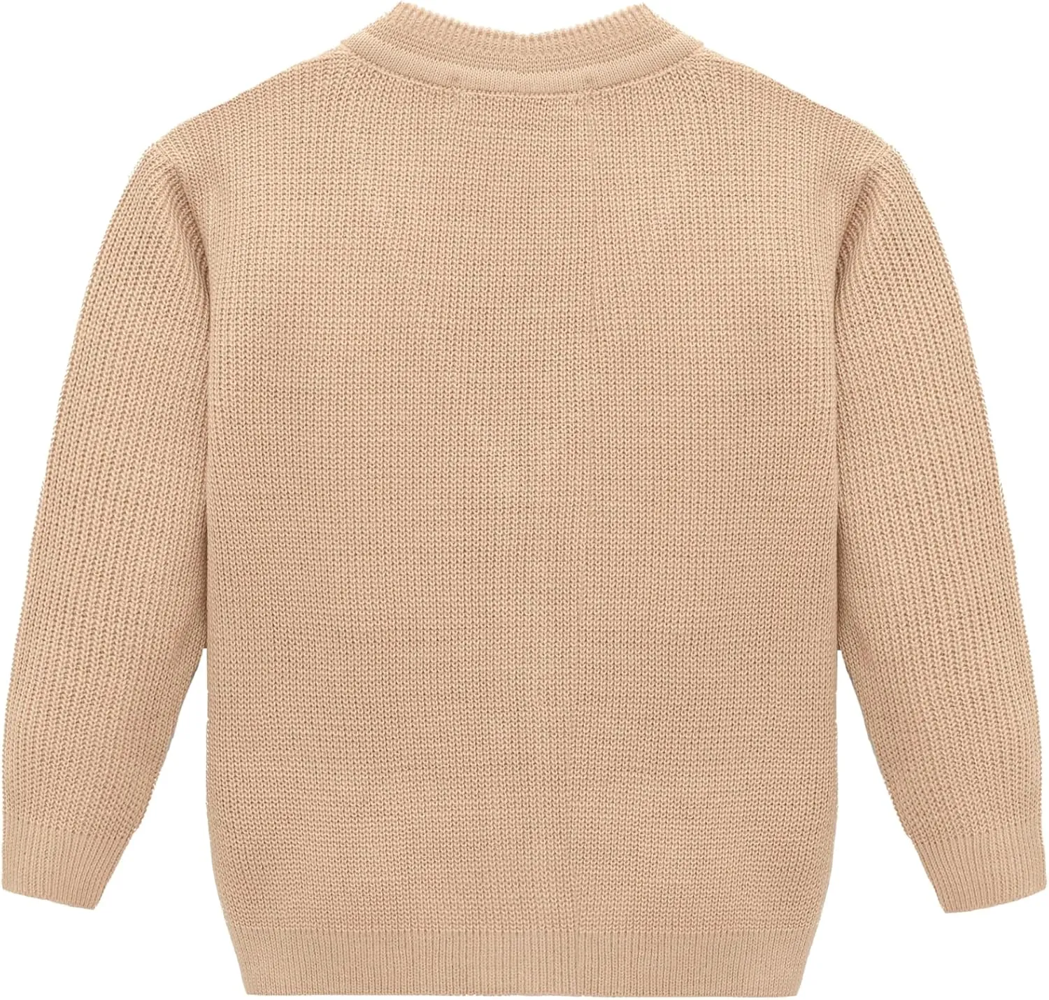 Lilax Little Boys Basic Long Sleeve V-Neck Classic Knit Cardigan Sweater