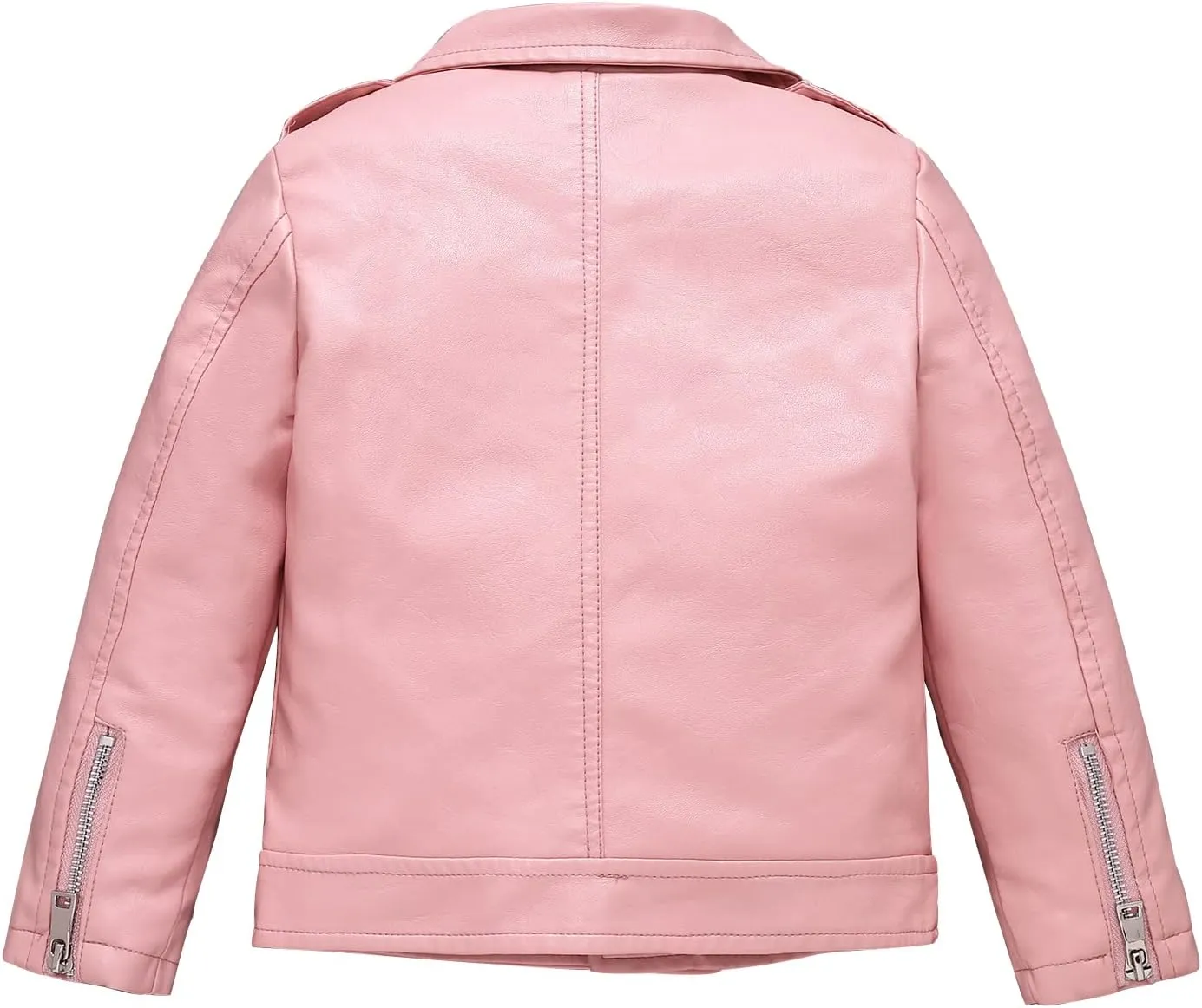 LOKTARC Boys Girls Faux Leather Jacket for Kids Motorcycle Biker Leather Jackets