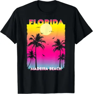 Madeira Beach Florida Fl summer vintage Sunset T-Shirt