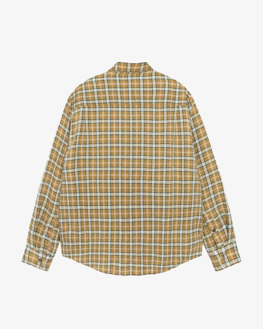 Matthew Plaid Shirt Gold