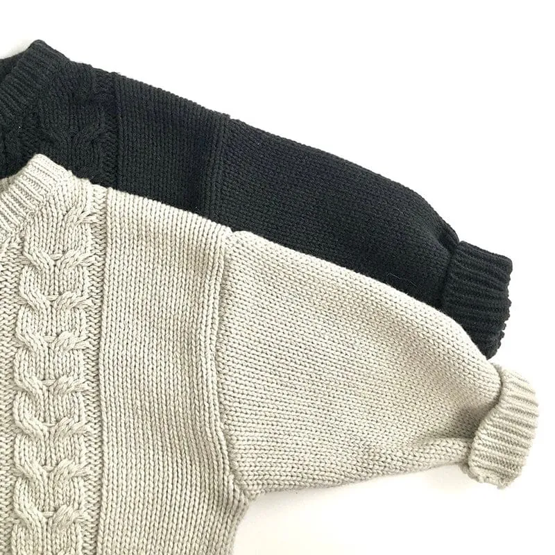 Maurice Color-Block Twisted Knit Sweater