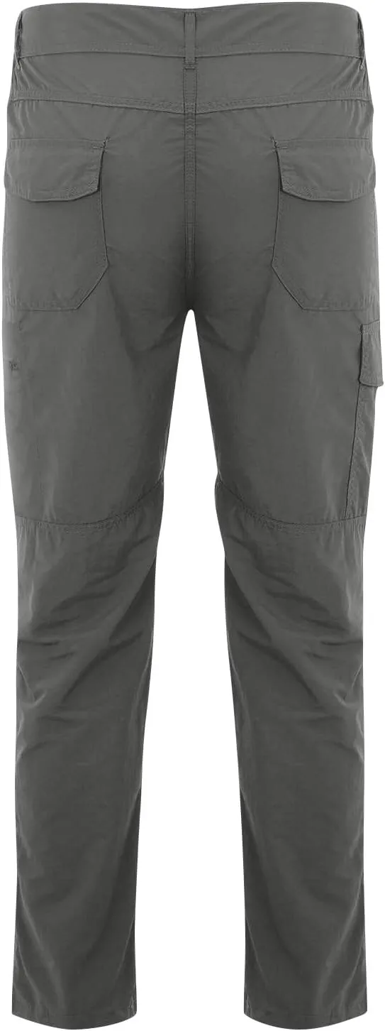 Mencomfy Cargo Pants Waterproof Ripstop Flex Work Pants Construction Tactic Hiking Outdoor Lightweight Trousers