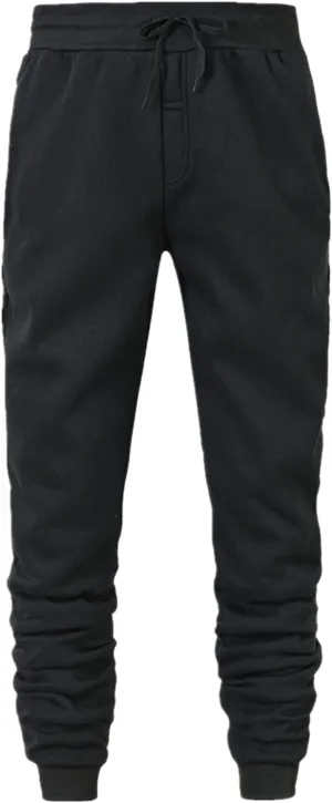 Mens Autumn Winter Fashion Pants Hip Hop Pants Lace Up Track Cuff Solid Color Casual Workout Pants with Pockets