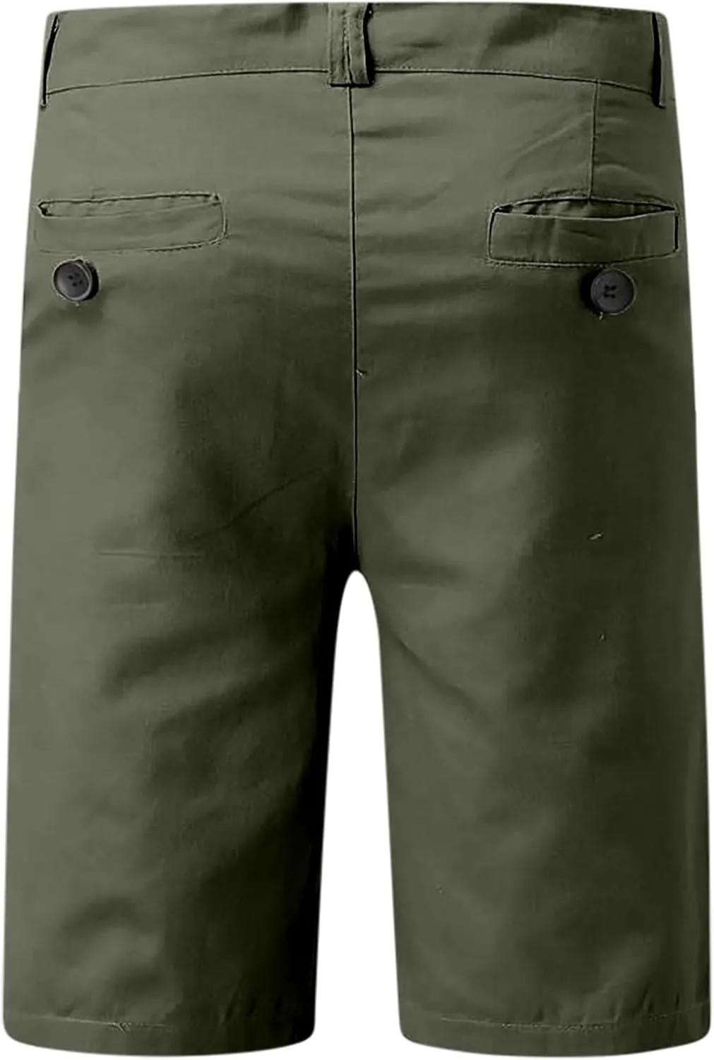 Men's Cargo Shorts Lightweight Solid Flat Front Outdoor Work Shorts Casual Sports Slim Fit Activewear with Pocket