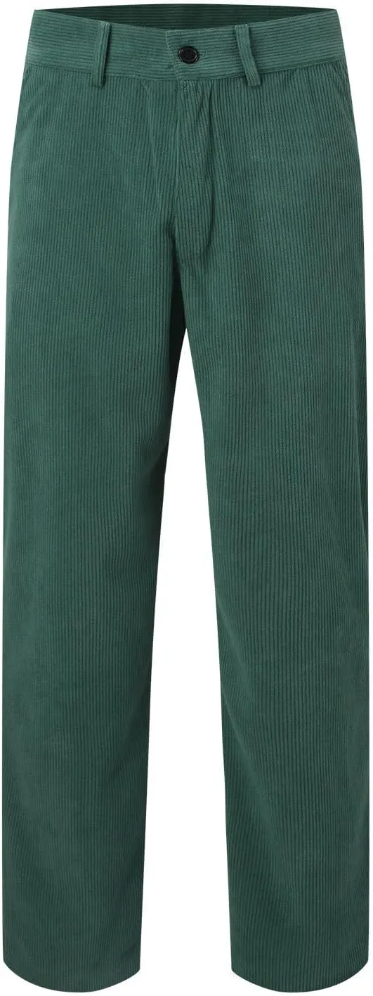Men's Casual Pants High Waist Zip Off Straight Leg Pants Casual Slim Fit Lightweight Chino Golf Pants Pencil Trousers