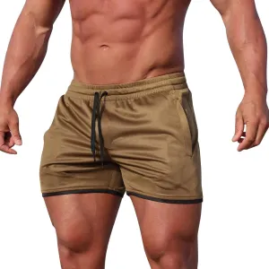 Mens Chino Shorts Slim-fit Flat Shorts Men's Running Stretch Quick Dry Shorts Men 7 Inch Inseam Shorts Men Spring Khaki