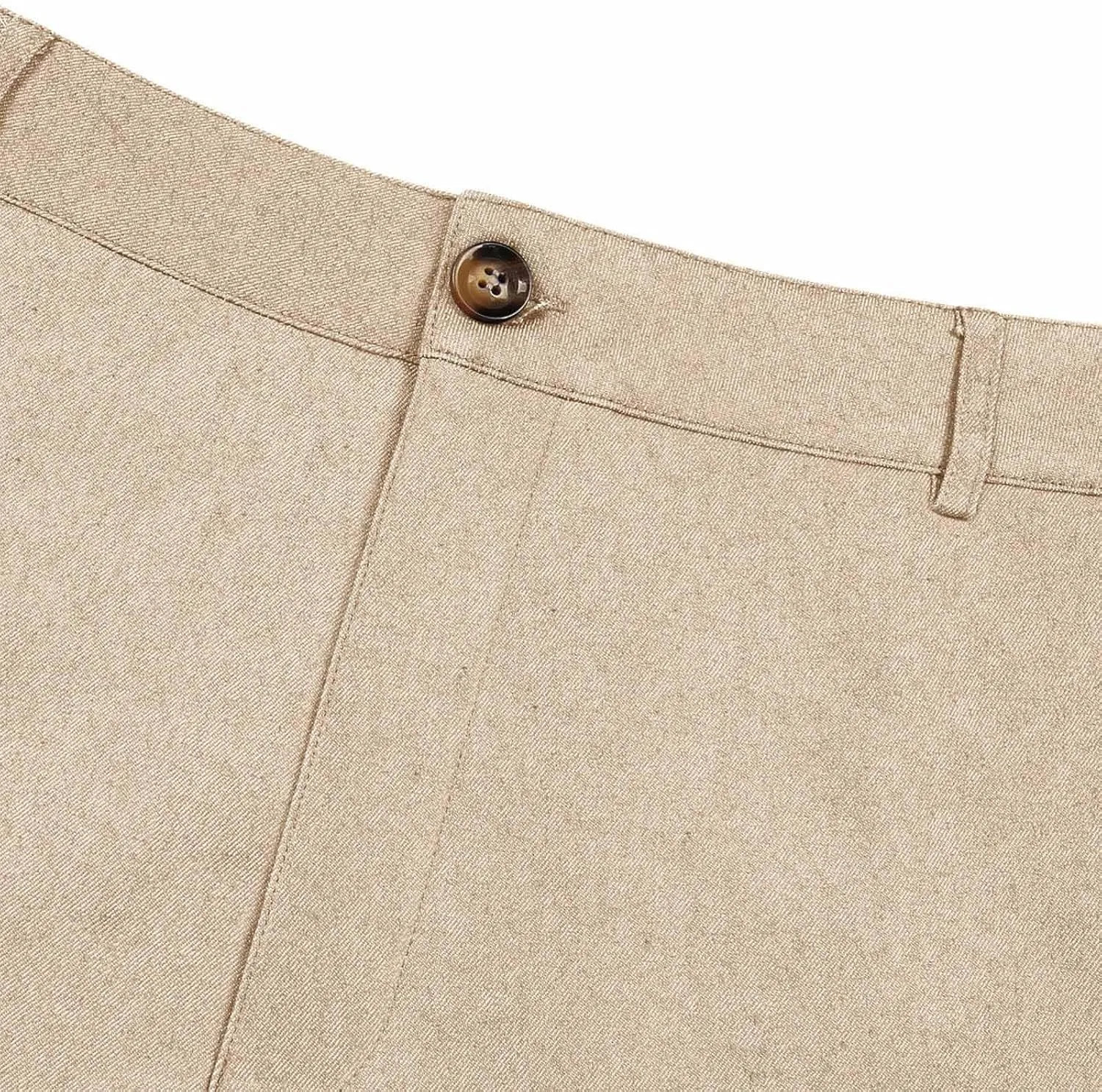 Men's Dress Pants Stretch Waist Business Casual Suit Pants Slim Fit Work Golf Pants with Pockets