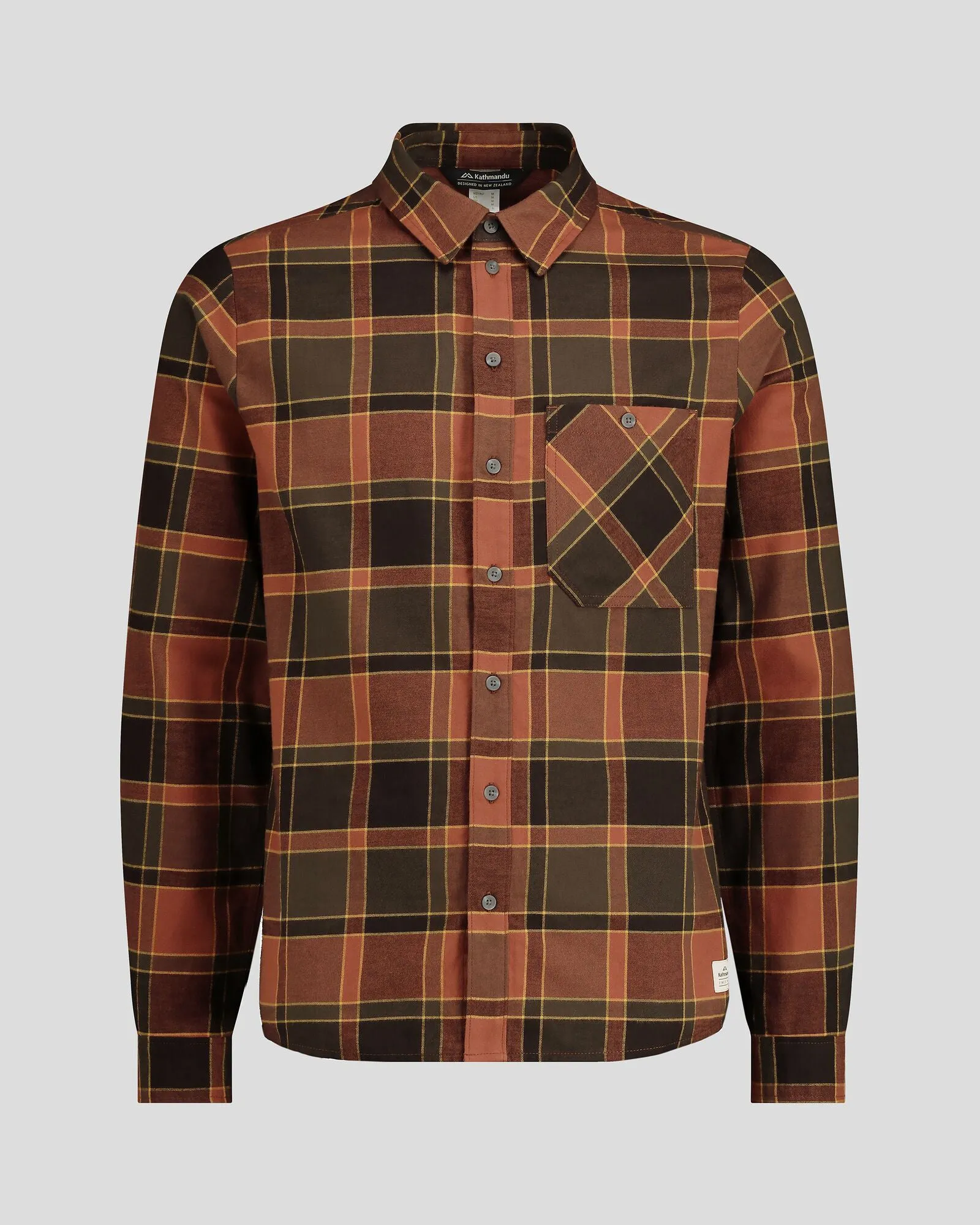 Men's Fyfe Flannel Shirt - Redwood Plaid