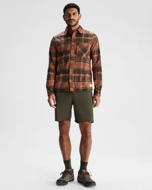 Men's Fyfe Flannel Shirt - Redwood Plaid