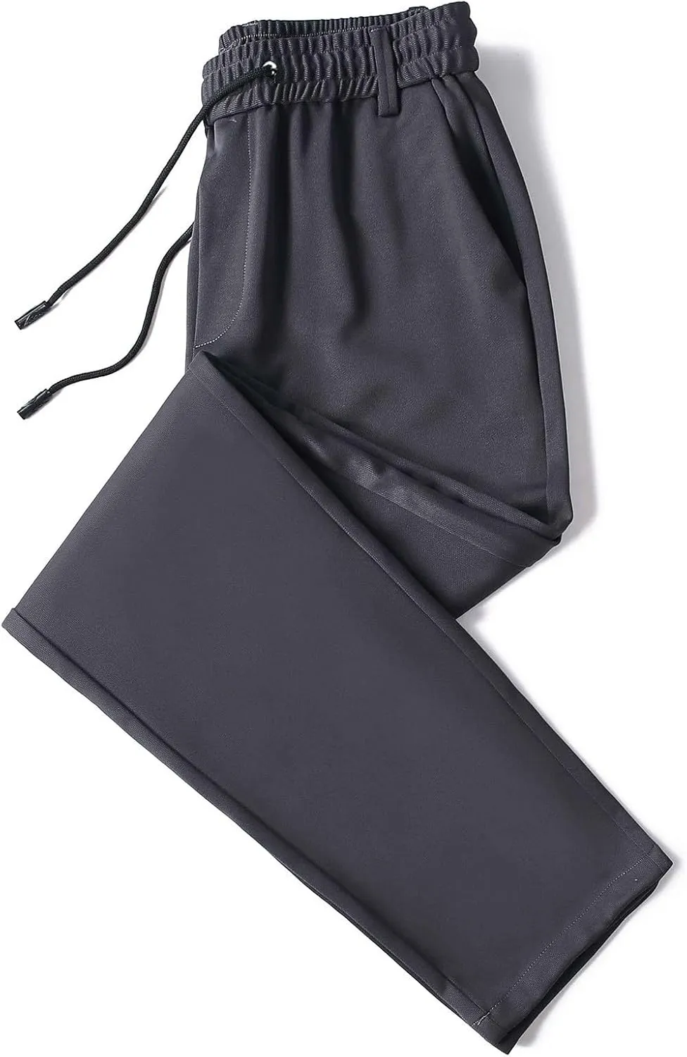 Men's Lightweight Jogging Pant Lounge Work Joggers Relaxed Fit Sports Casual Sweatpant Cuffed Sweat Pants