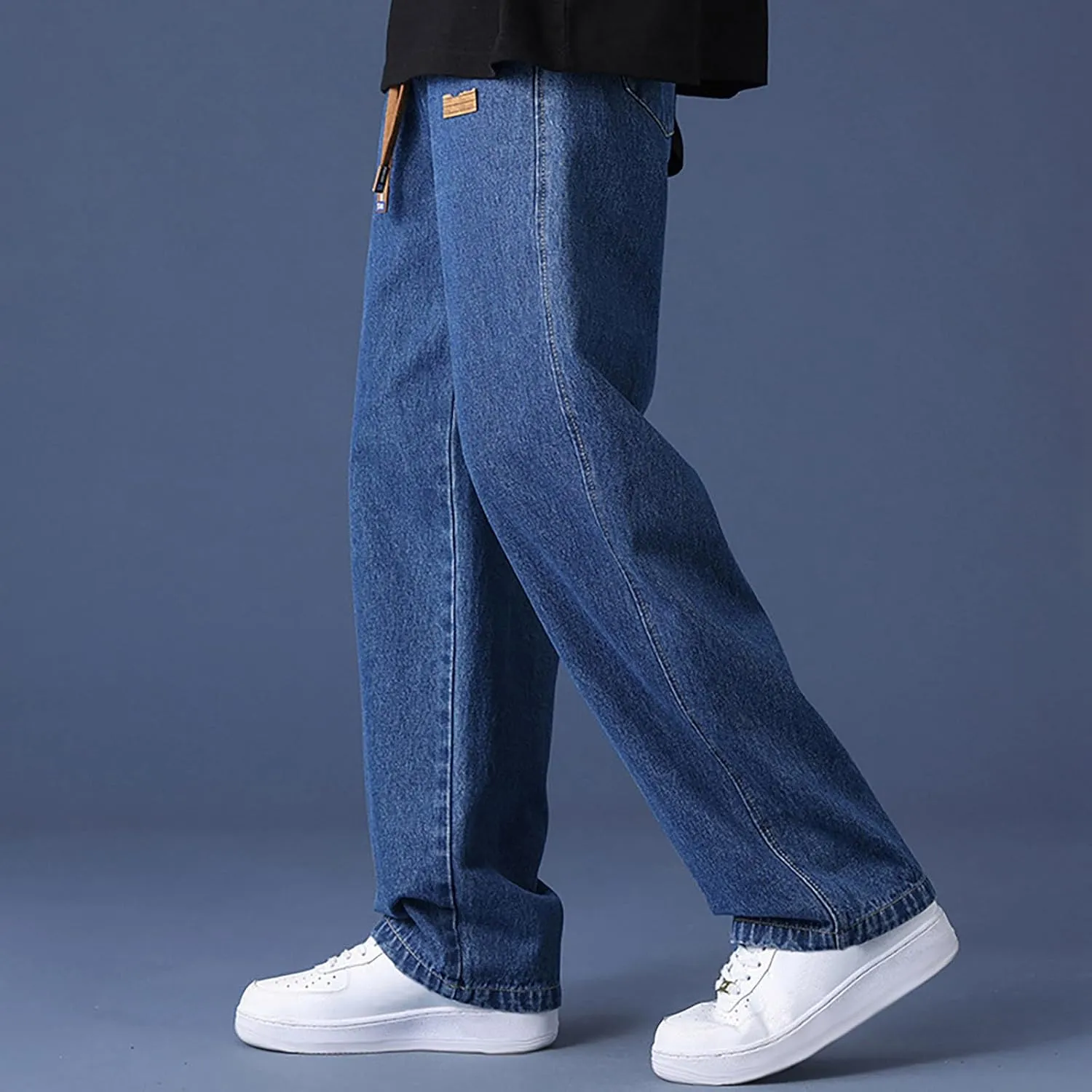 Men's Pants Autumn Pants for Men Casual Lightweight Men's Slim-Fit Casual Stretch Chino Pant Wide Leg Pants for Men