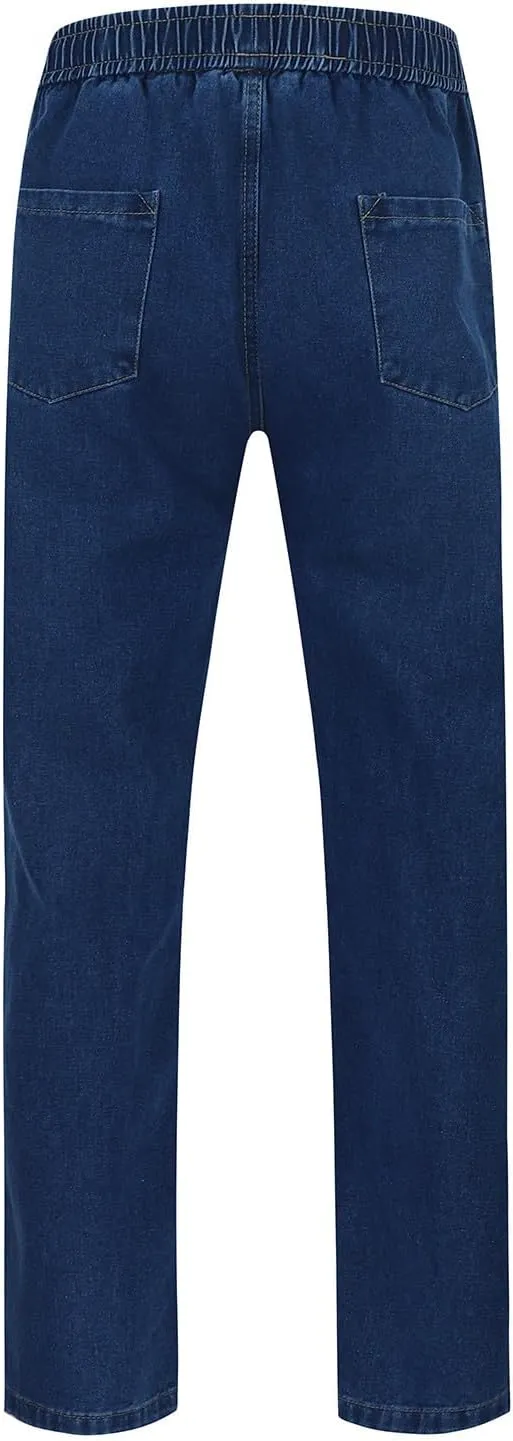 Men's Pants Autumn Pants for Men Casual Lightweight Men's Slim-Fit Casual Stretch Chino Pant Wide Leg Pants for Men