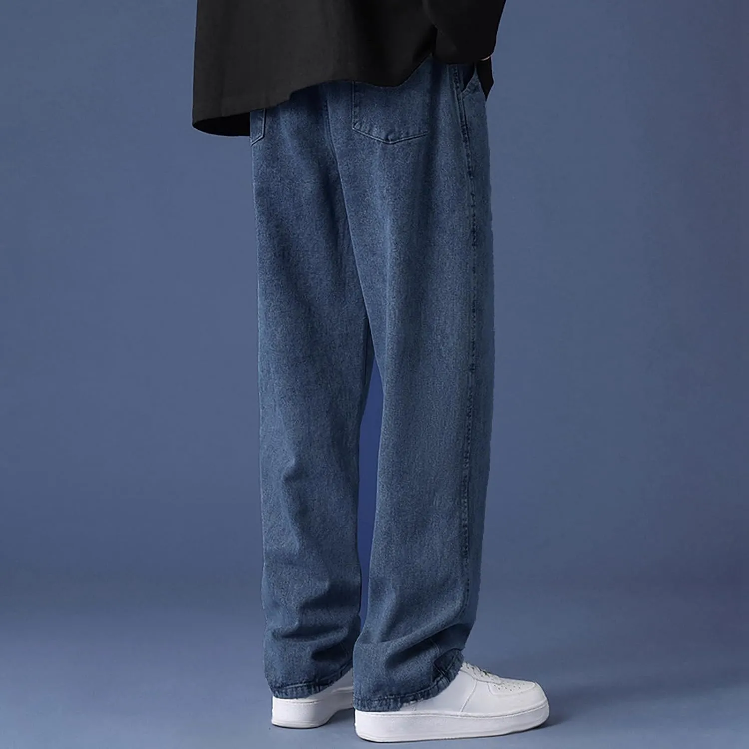 Men's Pants Autumn Pants for Men Casual Lightweight Men's Slim-Fit Casual Stretch Chino Pant Wide Leg Pants for Men