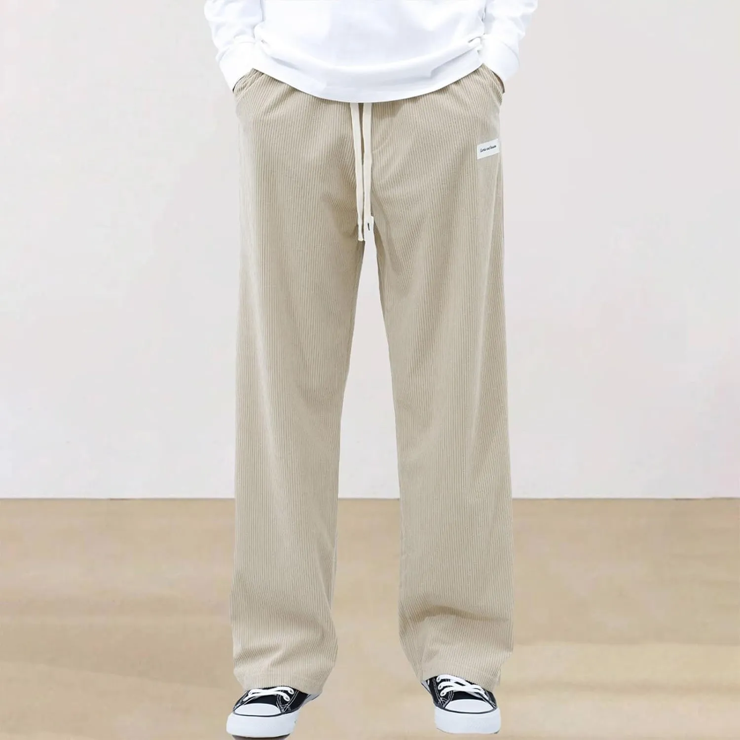 Men's Pants Casual Plus Size Jogger Gym Athletic Sweatpants Loose Elasticated Waistband Lounge Pant