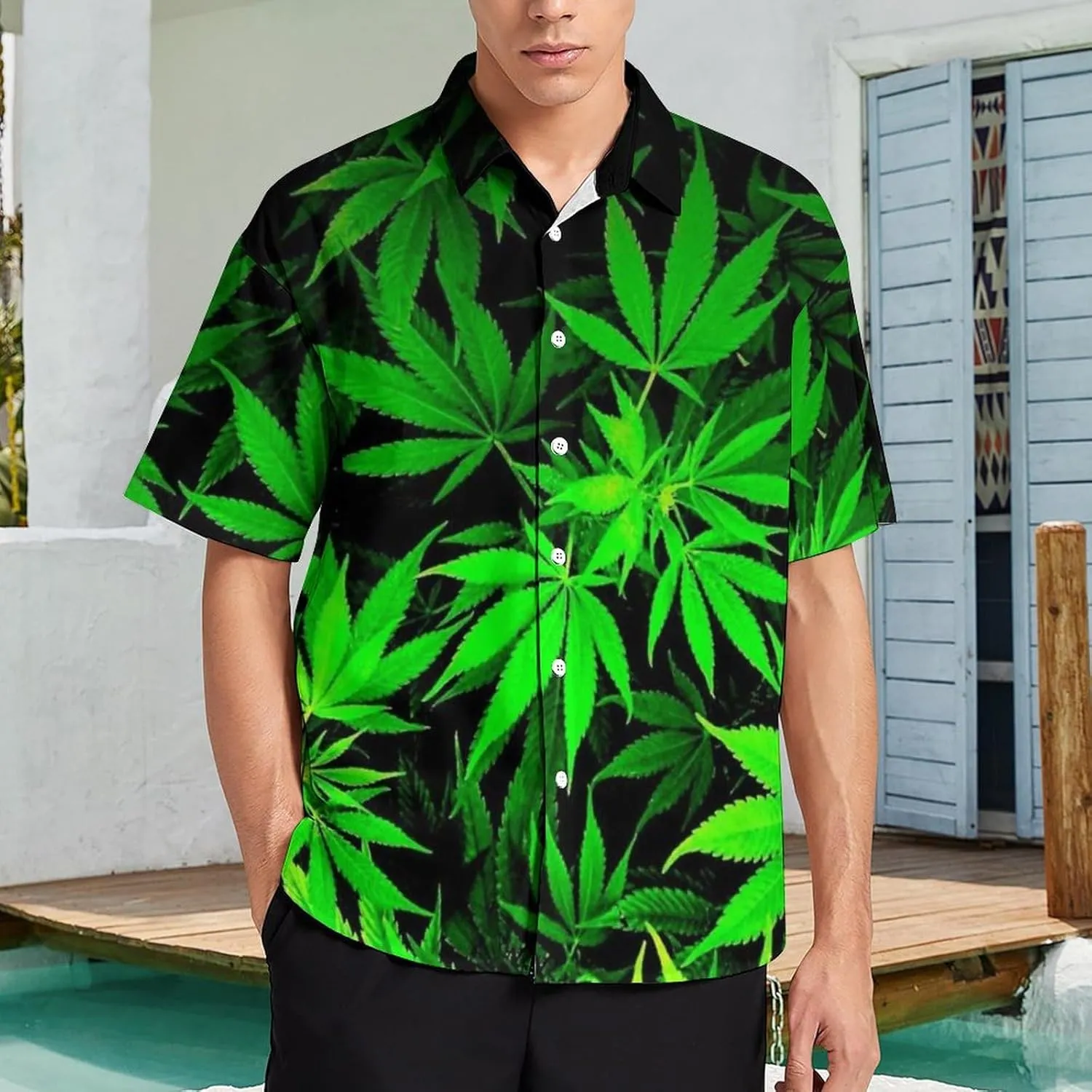 Men's Short Sleeve Shirt Business Casual Button Down Shirts