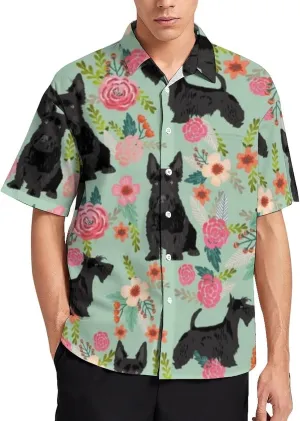 Men's Short Sleeve Shirt Business Casual Button Down Shirts