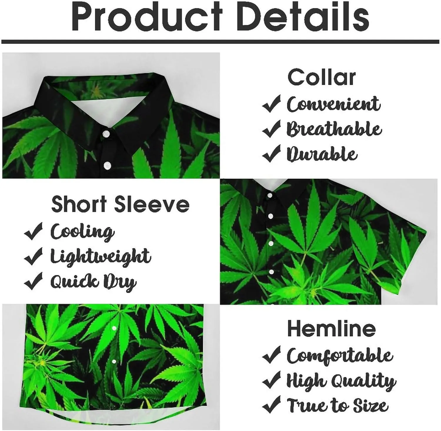 Men's Short Sleeve Shirt Business Casual Button Down Shirts
