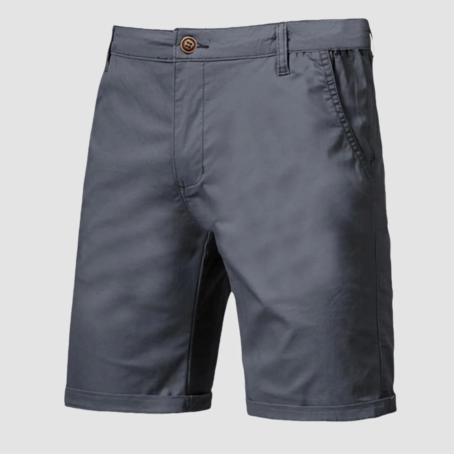 Men's Stretch Chino Short Fashion Slim Fit Flat Front Cargo Shorts Classic Summer Comfort Casual Shorts with Pocket