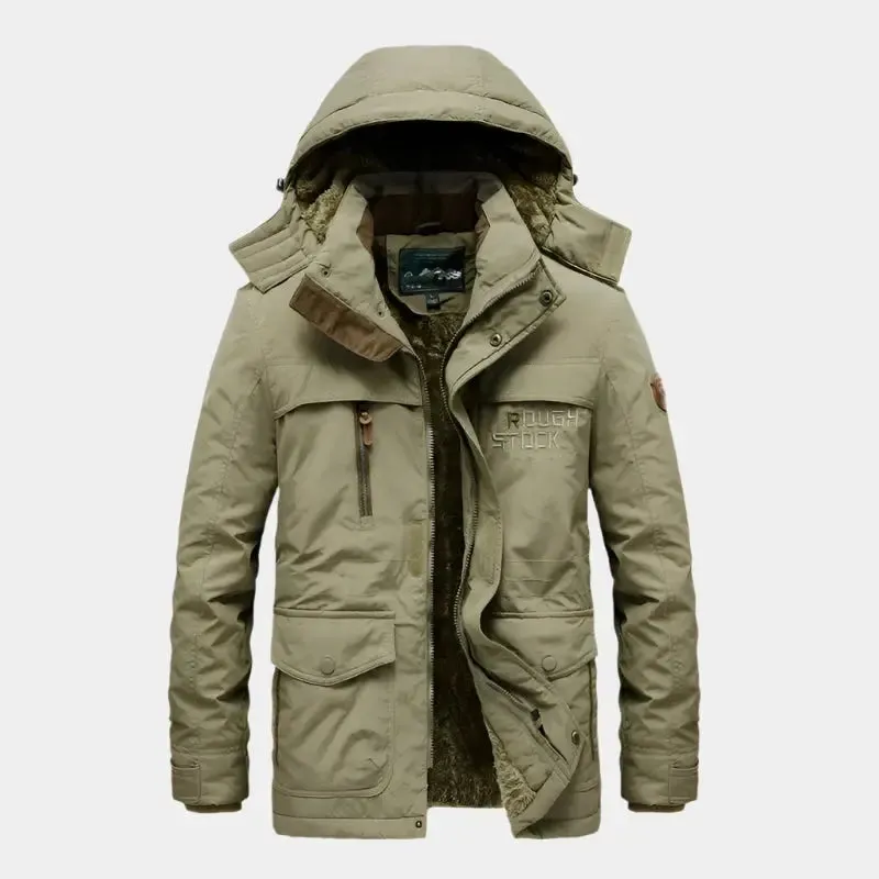 Military Hooded Jacket - Cross & Crown
