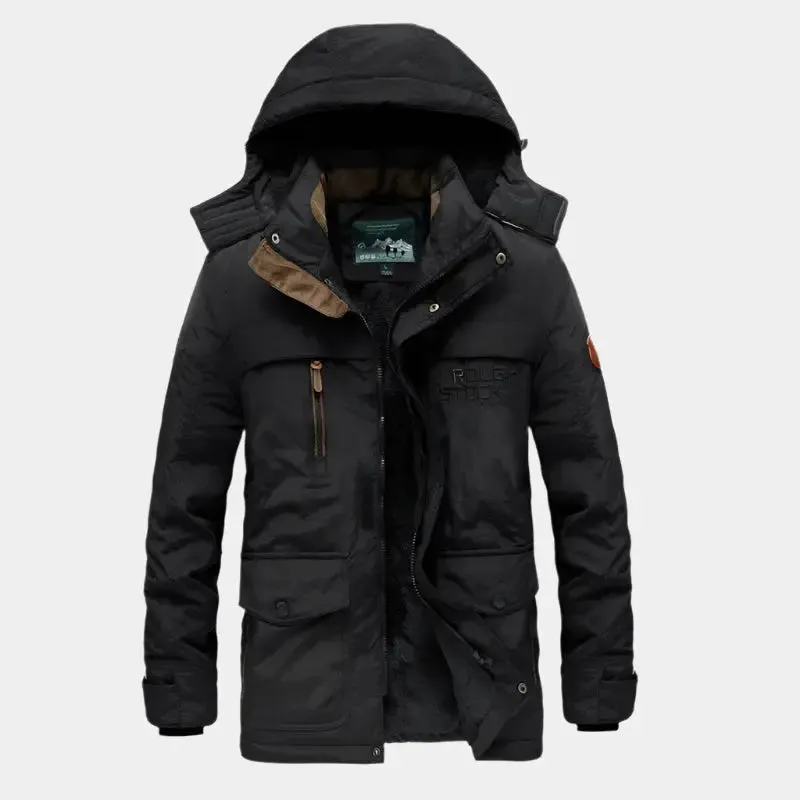 Military Hooded Jacket - Cross & Crown