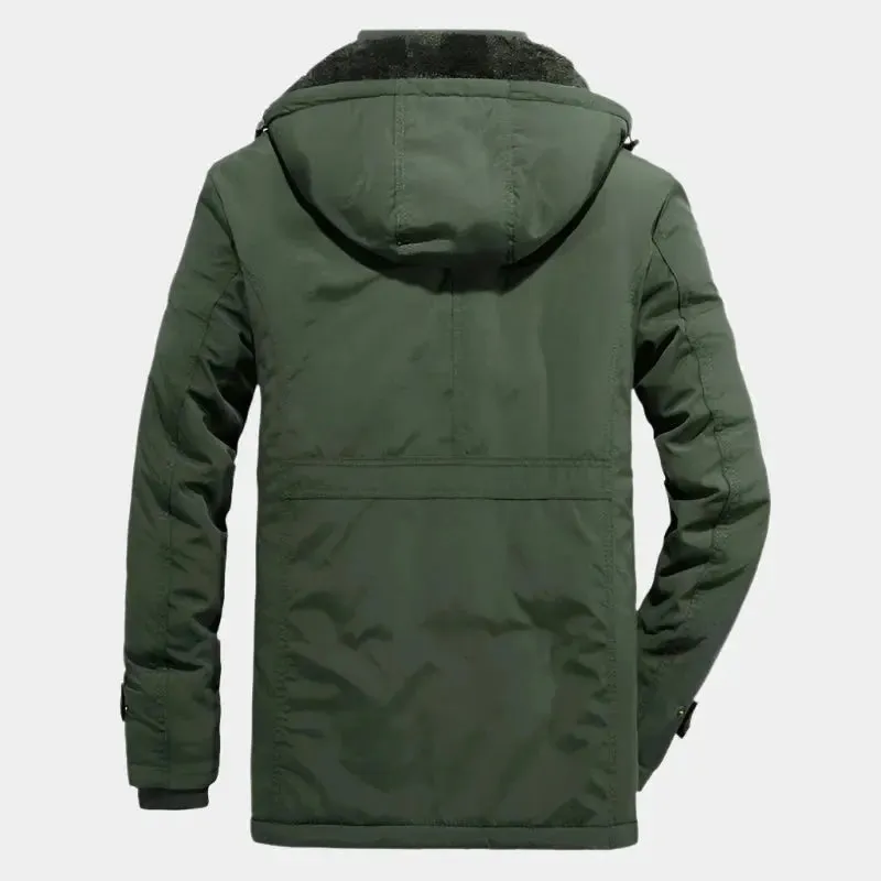Military Hooded Jacket - Cross & Crown