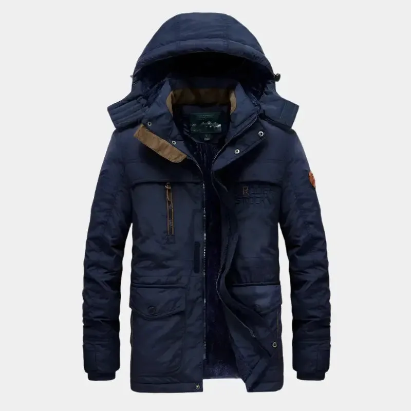 Military Hooded Jacket - Cross & Crown