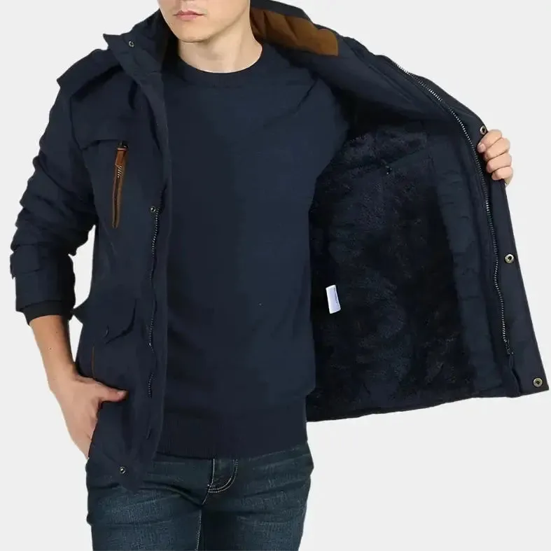 Military Hooded Jacket - Cross & Crown