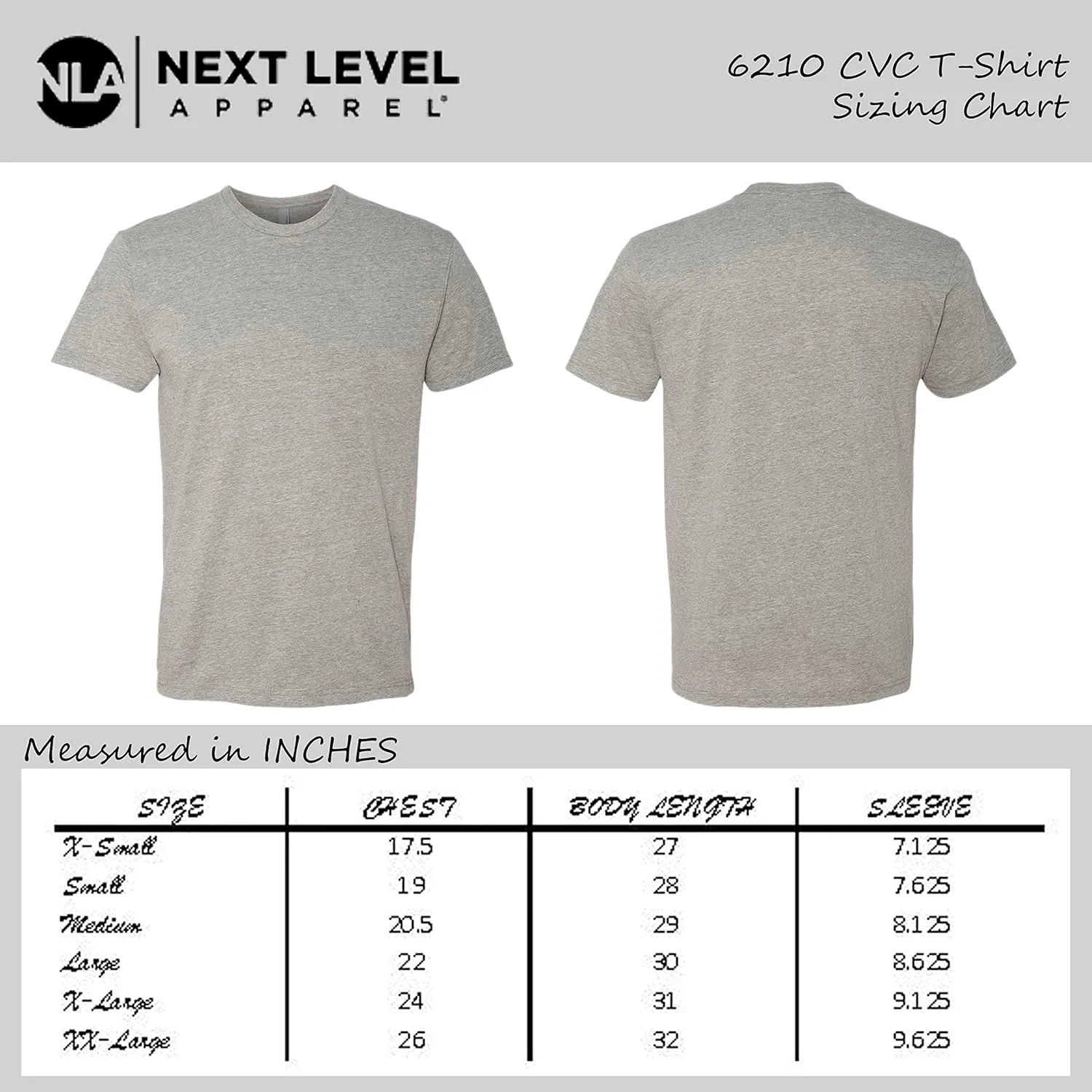 NEXT LEVEL APPAREL Unisex CVC Crewneck T-Shirt - N6210