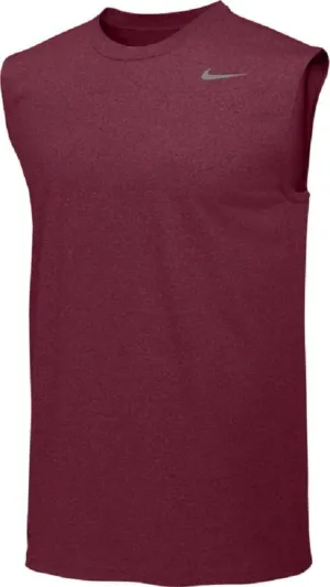 Nike Legend Sleeveless Shirt (4XL, Team Maroon/Cool Grey)