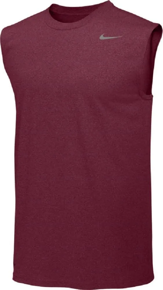 Nike Legend Sleeveless Shirt (4XL, Team Maroon/Cool Grey)