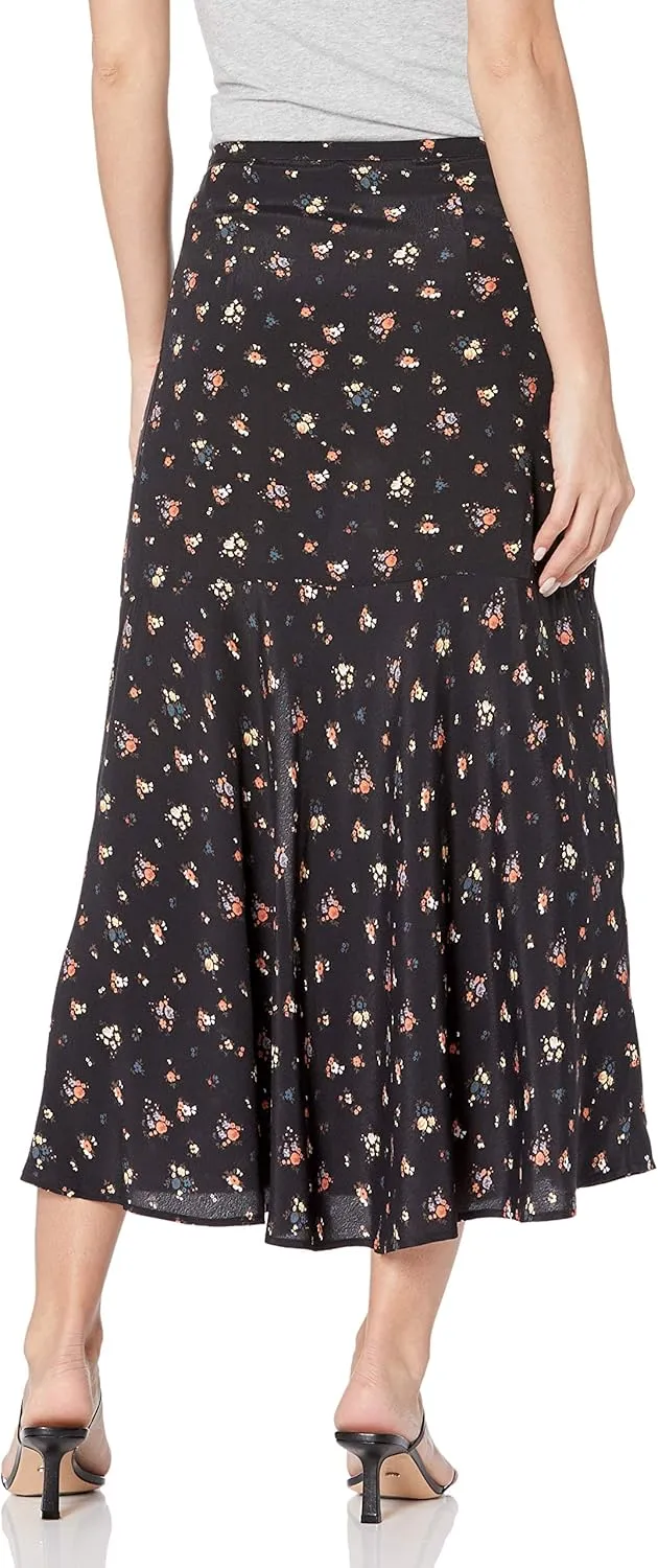PAIGE Women's Kacie Vintage Inspired High Waisted Midi Skirt