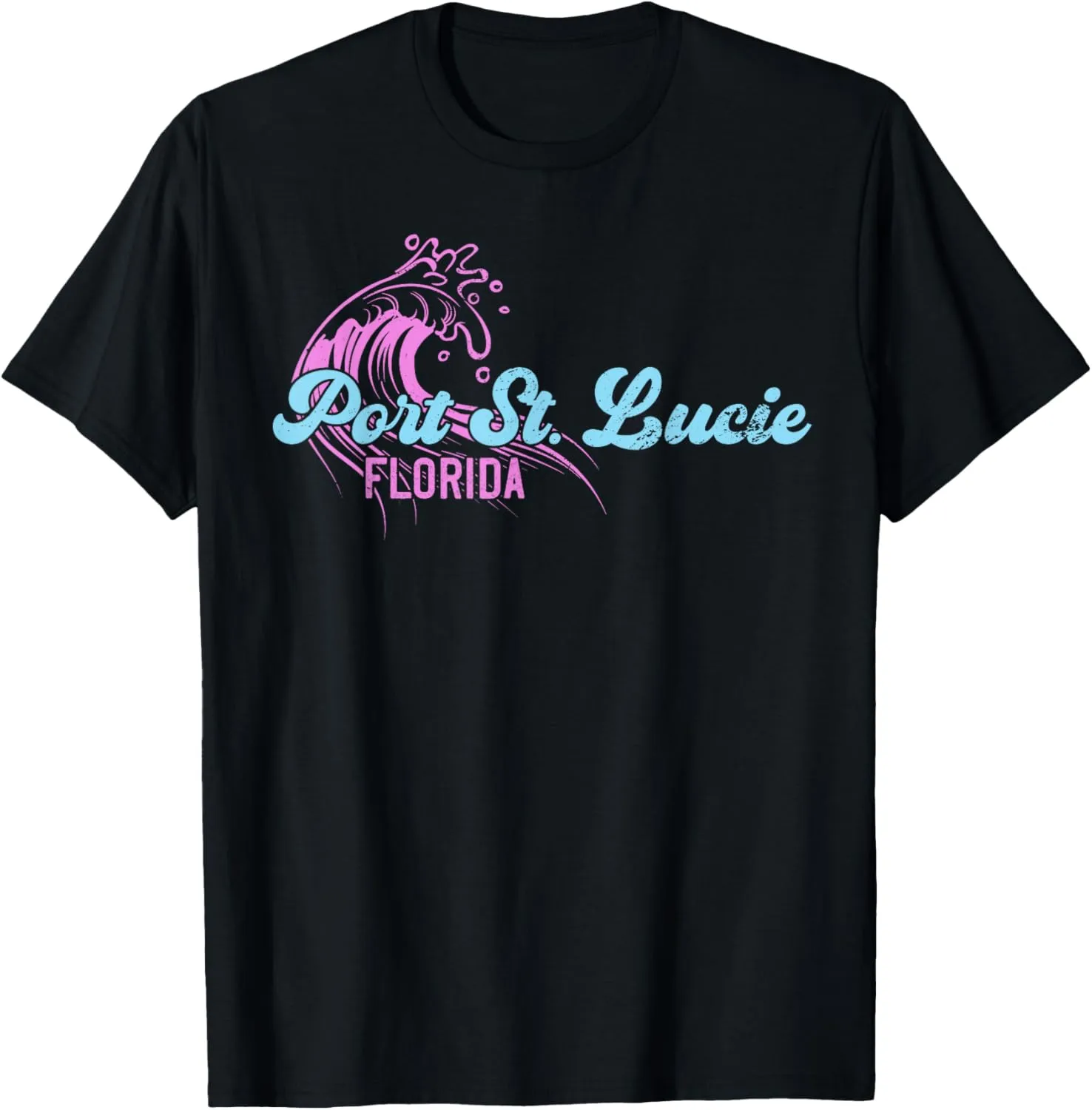 Port St. Lucie Florida Retro Vintage Sunset T-Shirt