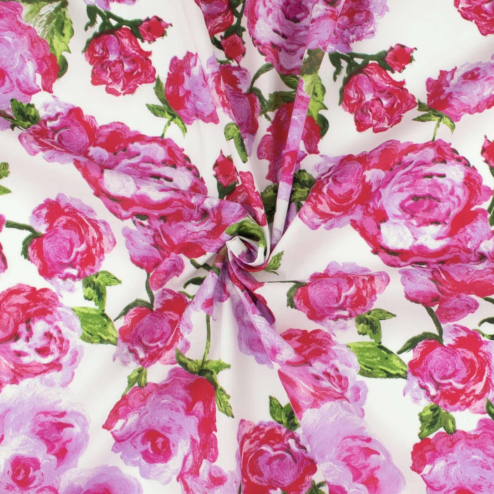 Printed Voile - SILVIA - 019 - Pink